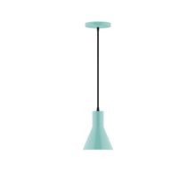 Montclair Light Works PEB436-48 - 6" Flare Pendant, Sea Green