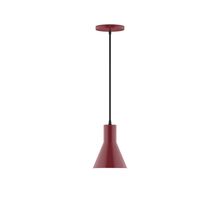 Montclair Light Works PEB436-55 - 6" Flare Pendant, Barn Red