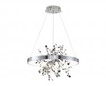 Bethel International GL351C24CH-2 - LED Chandelier Chrome