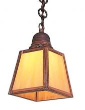 Arroyo Craftsman AH-1EAM-RB - a-line shade pendant without overlay (empty)
