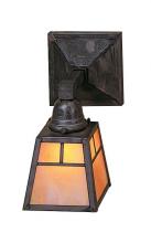Arroyo Craftsman AS-1TTN-VP - a-line shade one light sconce with t-bar overlay