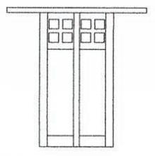 Arroyo Craftsman GW-18TN-S - 18" glasgow flush wall mount