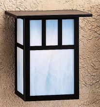 Arroyo Craftsman HS-10ARM-RC - 10" huntington sconce with roof and classic arch overlay