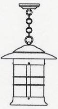 Arroyo Craftsman NH-14OF-BK - 14" newport pendant