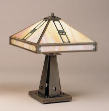 Arroyo Craftsman PTL-16EAM-BZ - 16" pasadena table lamp without filigree (empty)